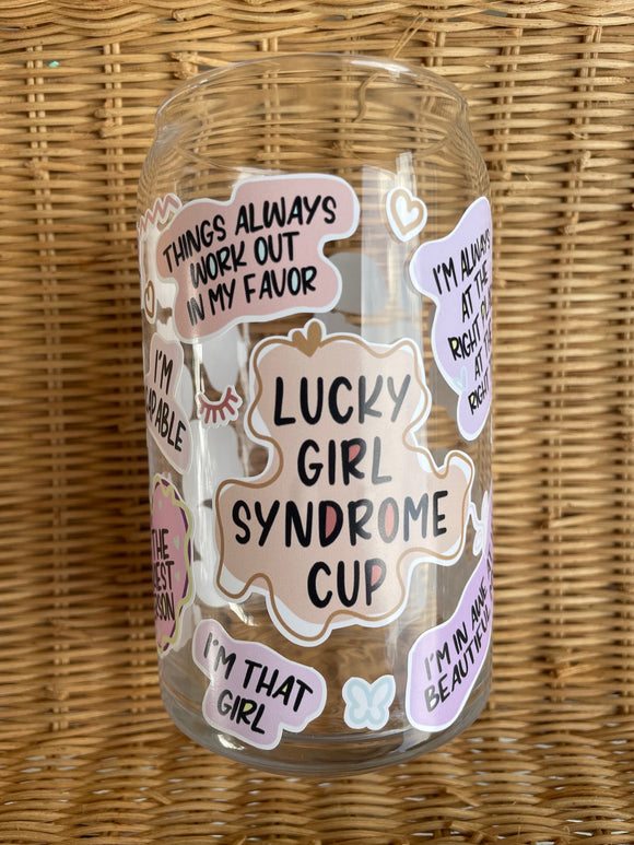 Lucky Girl Affirmations Cup